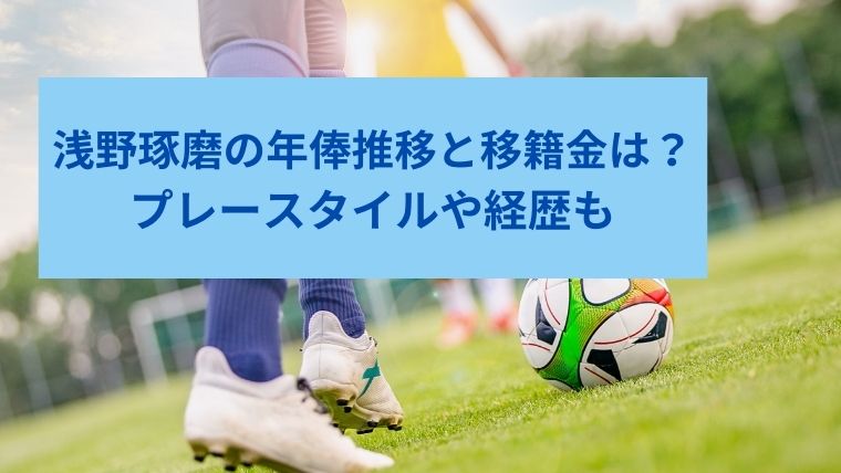 浅野琢磨の年俸推移と移籍金は プレースタイルや経歴も紹介 Cocoちゃんブログ